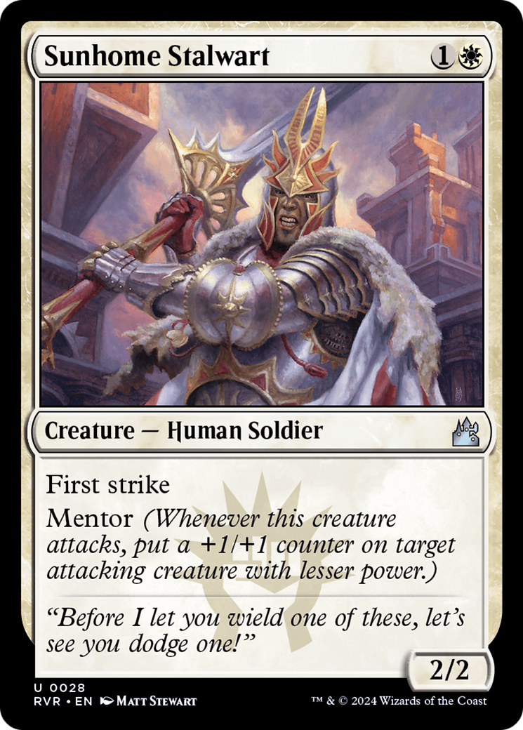 Sunhome Stalwart [Ravnica Remastered] 