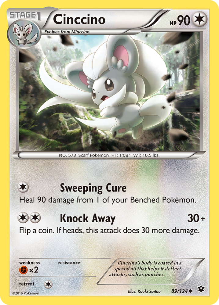 Cinccino (89/124) [XY: Fates Collide] 