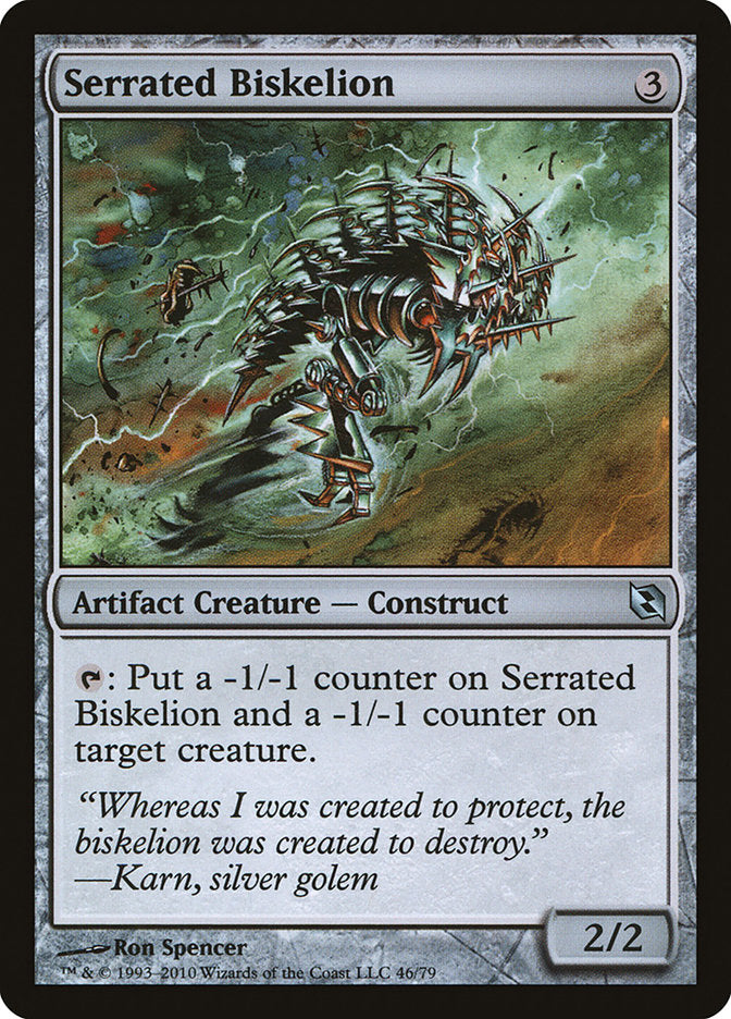 Serrated Biskelion [Duel Decks: Elspeth vs. Tezzeret] 