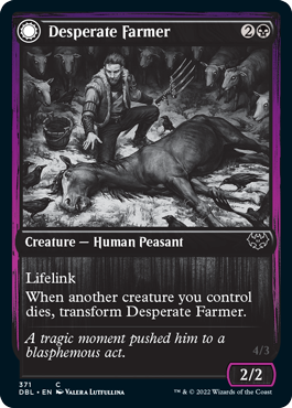 Desperate Farmer // Depraved Harvester [Innistrad: Double Feature] 