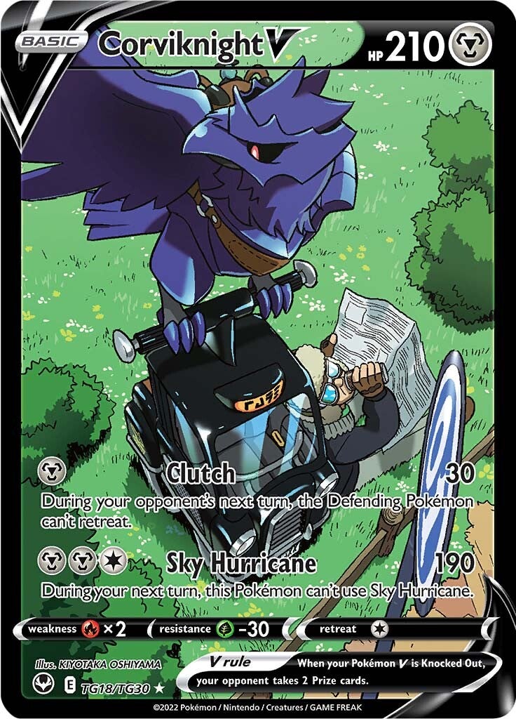 Corviknight V (TG18/TG30) [Sword & Shield: Silver Tempest] 