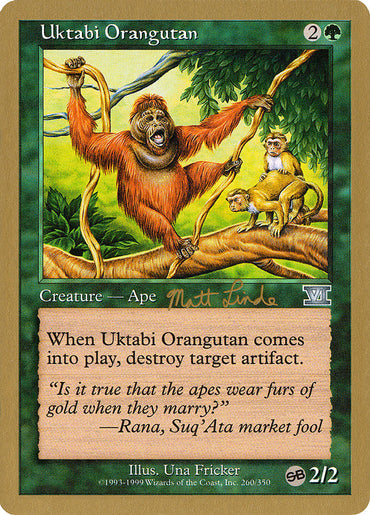 Uktabi Orangutan (Matt Linde) (SB) [World Championship Decks 1999] 