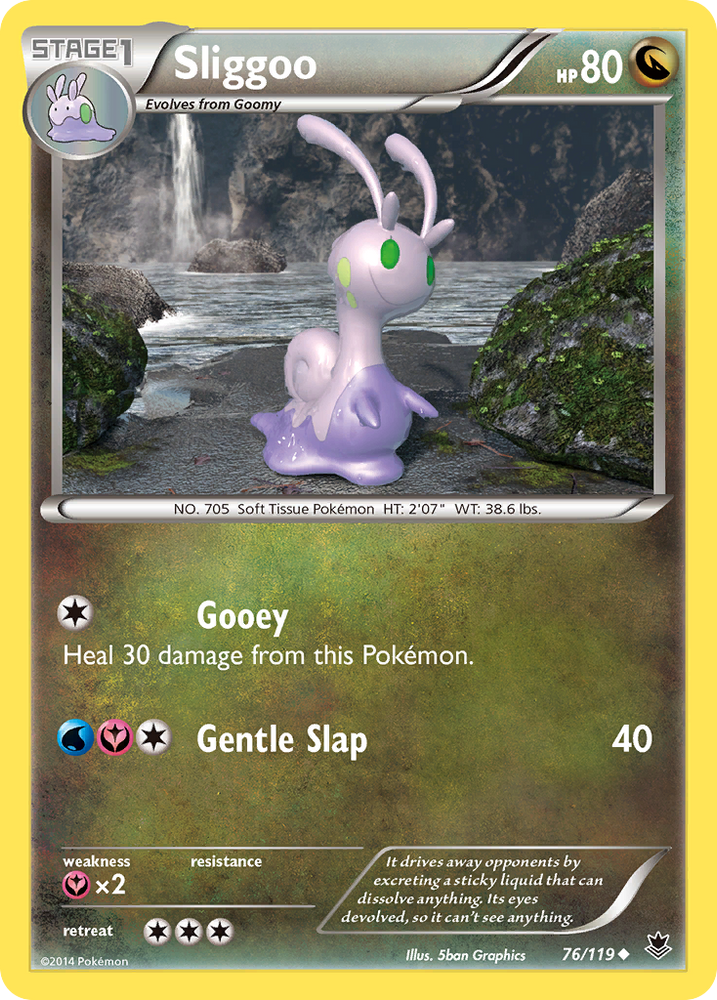 Sliggoo (76/119) [XY: Phantom Forces] 