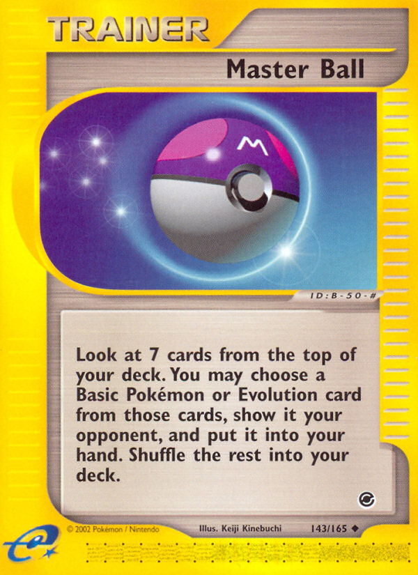 Master Ball (143/165) [Expedition: Base Set] 