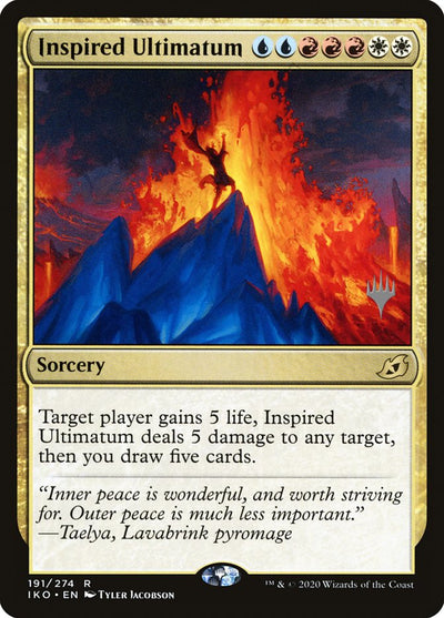 Inspired Ultimatum (Promo Pack) [Ikoria: Lair of Behemoths Promos] 