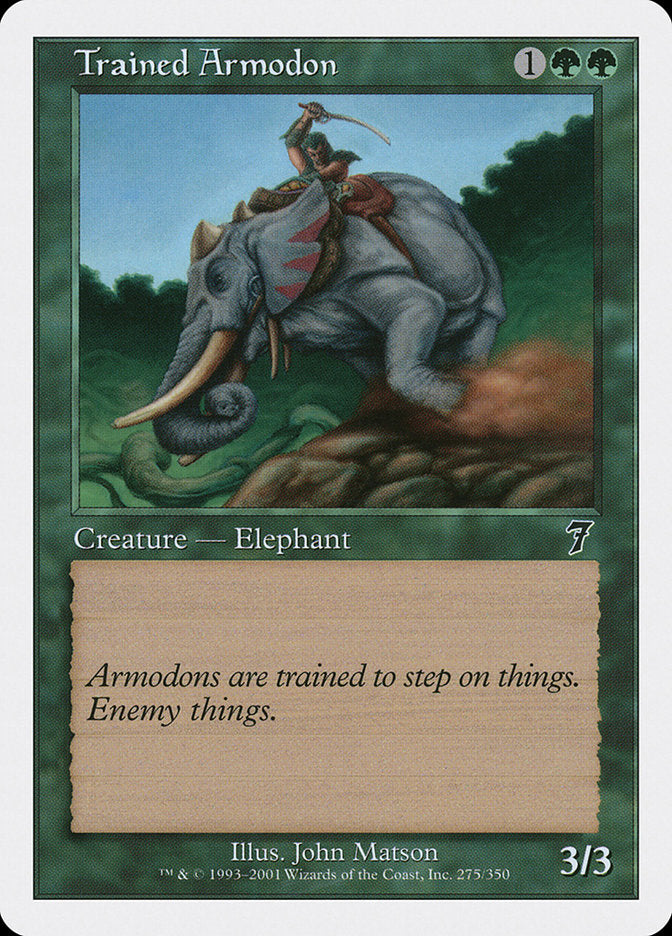 Trained Armodon [Seventh Edition] 