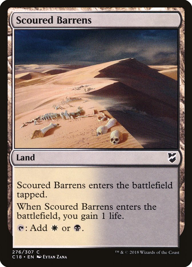 Scoured Barrens [Commander 2018] 