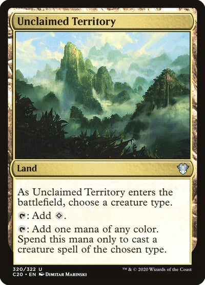 Unclaimed Territory [Order 2020] 