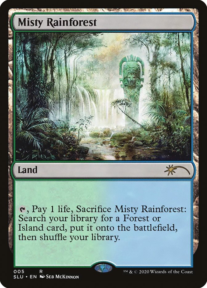 Misty Rainforest [Secret Lair: Ultimate Edition] 
