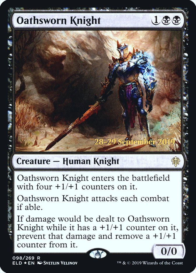 Oathsworn Knight [Throne of Eldraine Prerelease Promos] 