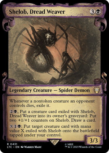 Shelob, Dread Weaver [The Lord of the Rings: Tales of Middle-Earth Commander Showcase Scrolls] 