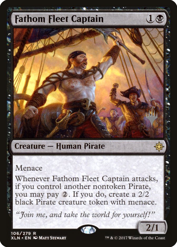 Fathom Fleet Captain (Promo Pack) [Ixalan Promos] 