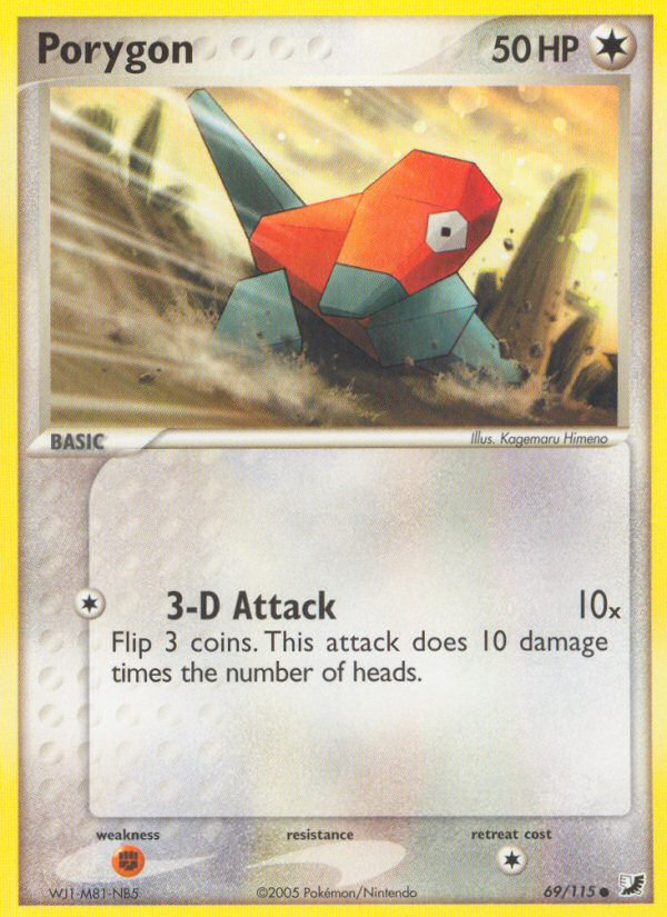 Porygon (69/115) [EX: Unseen Forces] 