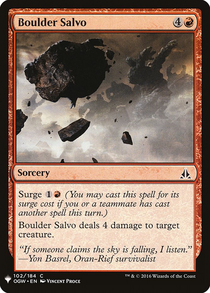Boulder Salvo [Mystery Booster] 