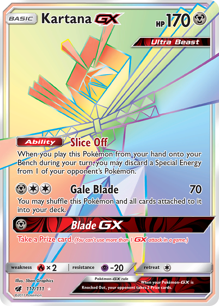 Kartana GX (117/111) [Sun & Moon: Crimson Invasion] 