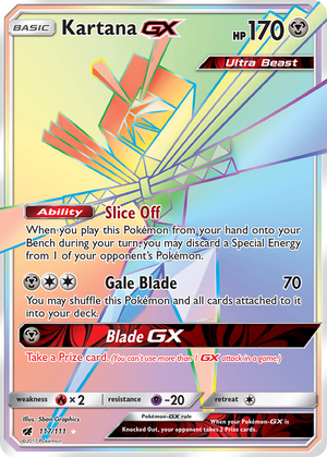 Kartana GX (117/111) [Sun &amp; Moon: Crimson Invasion] 