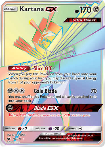 Kartana GX (117/111) [Sun &amp; Moon: Crimson Invasion] 