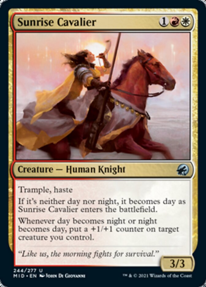 Sunrise Cavalier [Innistrad: Midnight Hunt] 