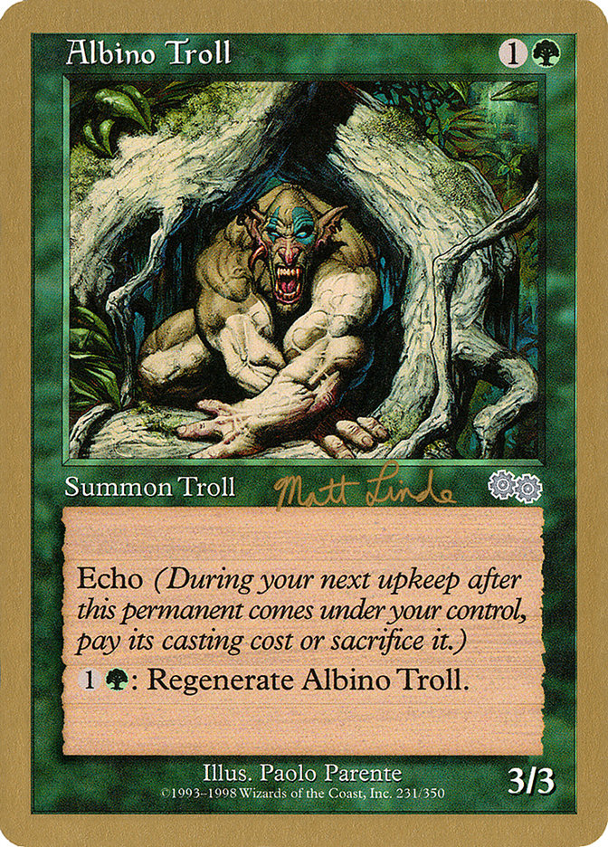 Albino Troll (Matt Linde) [World Championship Decks 1999] 