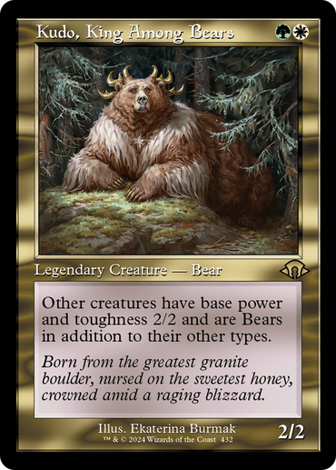 Kudo, King Among Bears (Retro) [Modern Horizons 3] 