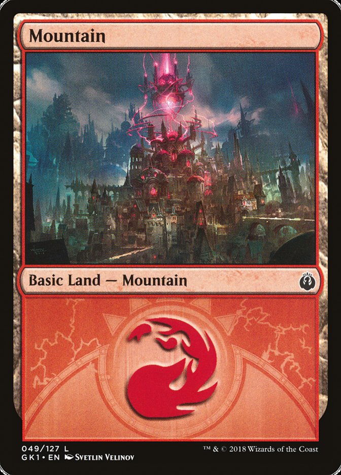 Mountain (49) [Guilds of Ravnica Guild Kit] 