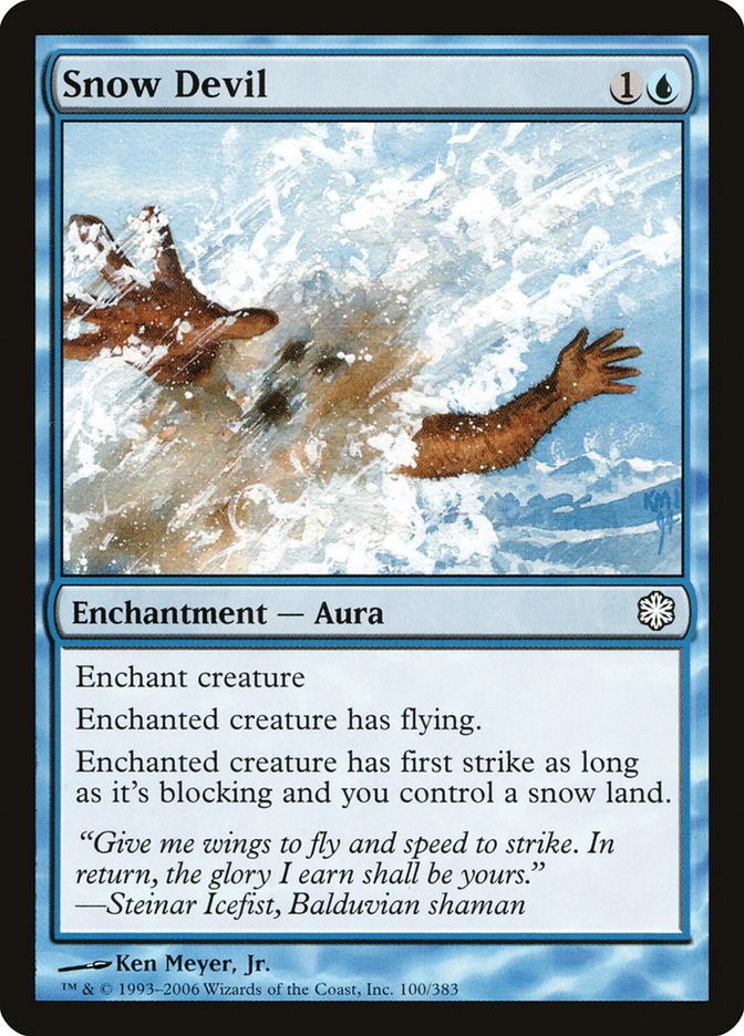 Snow Devil [Coldsnap Theme Decks] 