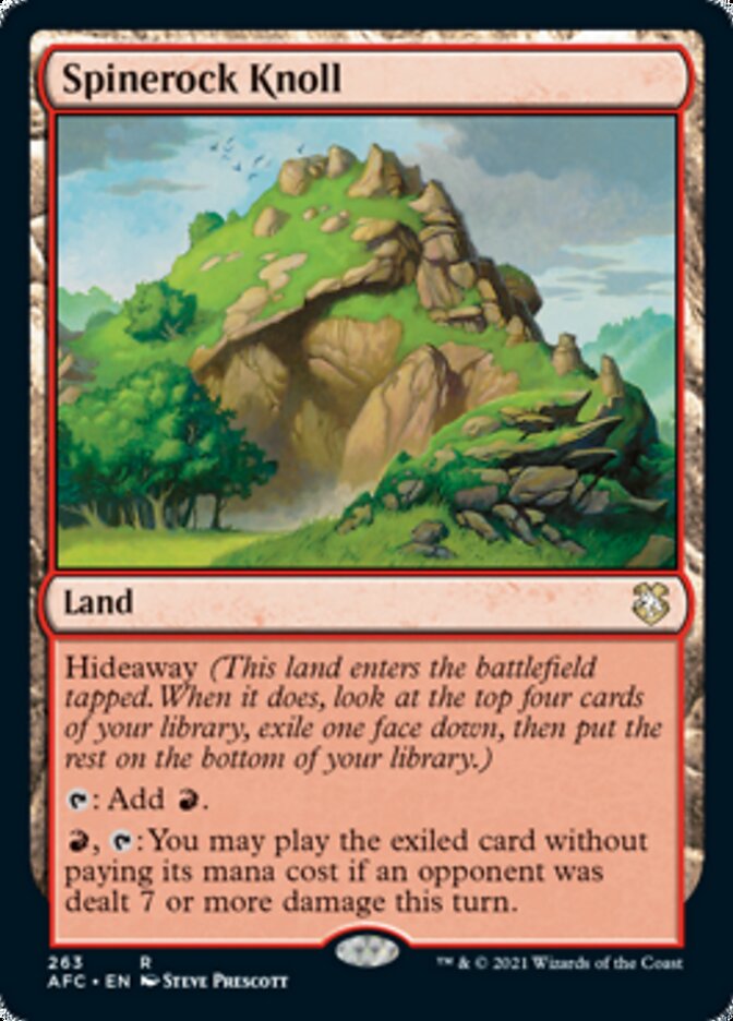 Spinerock Knoll [Dungeons &amp; Dragons: Adventures in the Forgotten Realms Commander] 