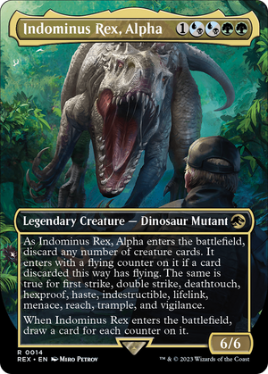 Indominus Rex, Alpha (Borderless) [Jurassic World Collection] 