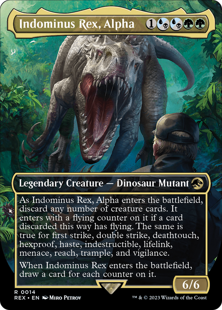 Indominus Rex, Alpha (Borderless) [Jurassic World Collection] 