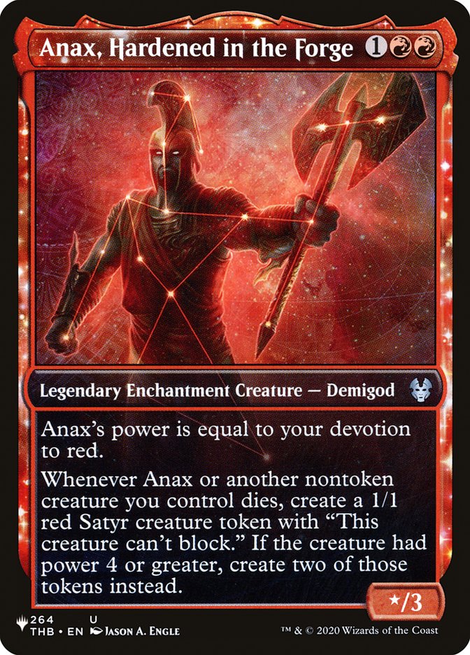 Anax, Hardened in the Forge [The List] 