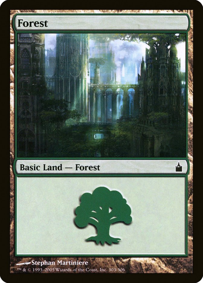 Forest (303) [Ravnica: City of Guilds] 