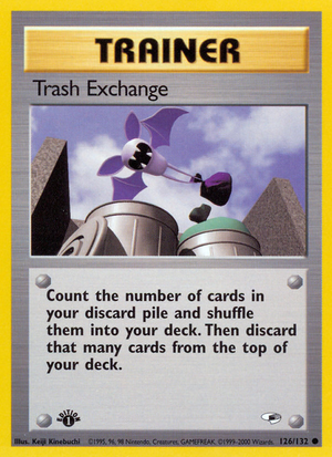 Trash Exchange (126/132) [Gym Heroes 1st Edition] 