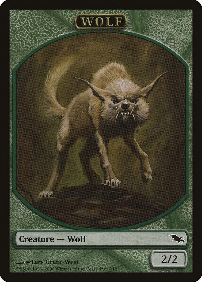 Wolf Token [Shadowmoor Tokens] 