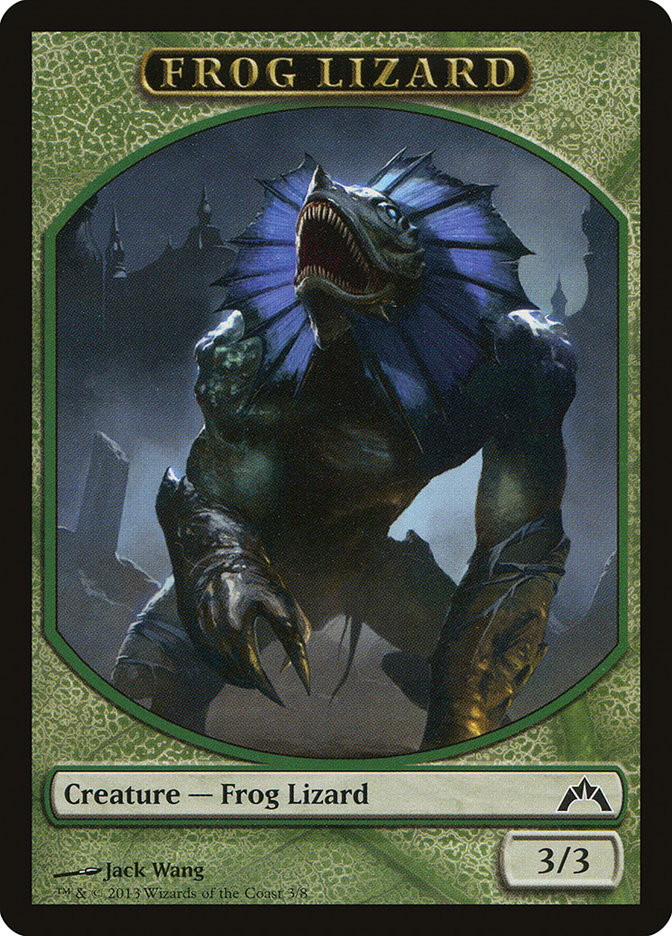 Frog Lizard Token [Gatecrash Tokens] 