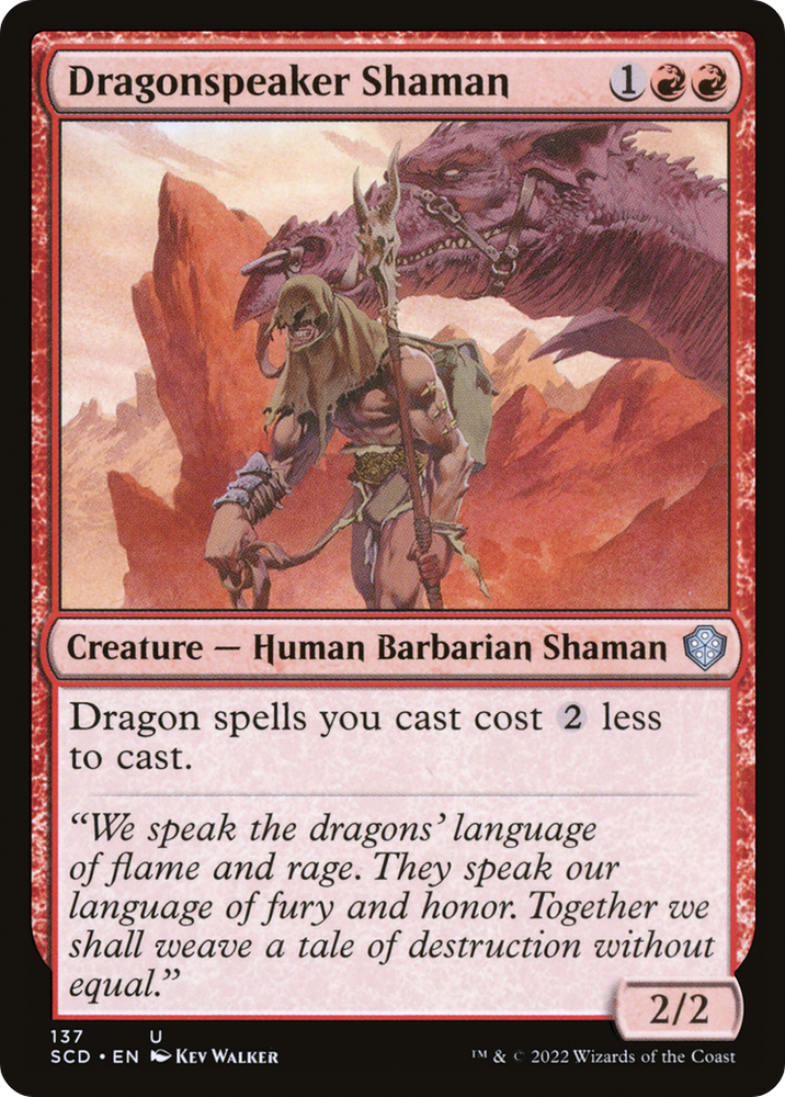 Dragonspeaker Shaman [Starter Commander Decks] 