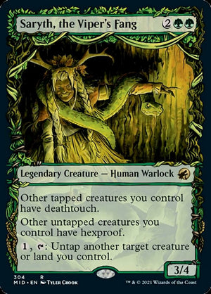 Saryth, the Viper's Fang (Showcase Equinox) [Innistrad: Midnight Hunt] 