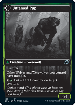 Hound Tamer // Untamed Pup [Innistrad: Double Feature] 