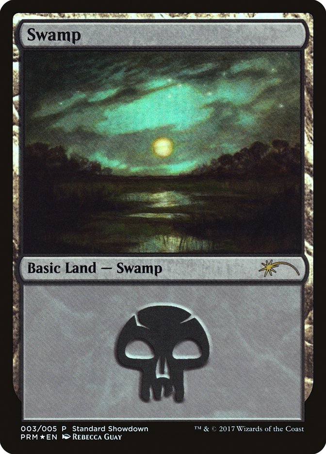 Swamp (3) [Ixalan Standard Showdown] 