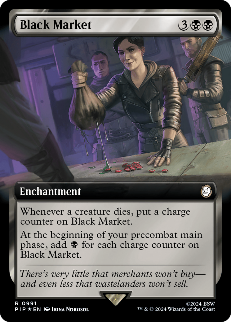 Black Market (Extended Art) (Surge Foil) [Fallout] 