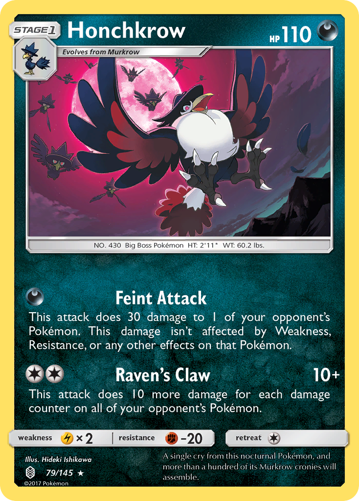 Honchkrow (79/145) [Sun & Moon: Guardians Rising] 