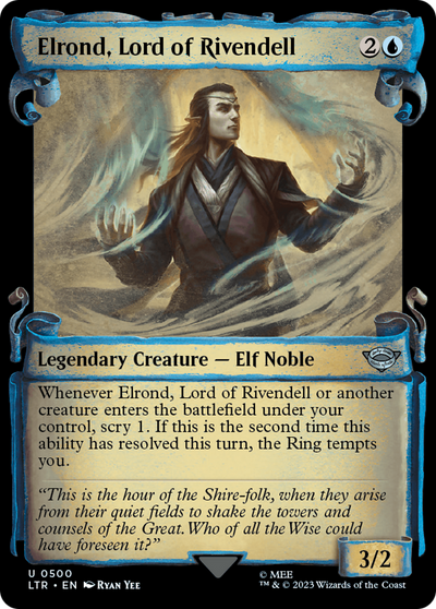 Elrond, Lord of Rivendell [The Lord of the Rings: Tales of Middle-Earth Showcase Scrolls] 