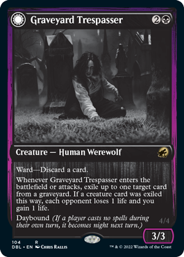 Graveyard Trespasser // Graveyard Glutton [Innistrad: Double Feature] 