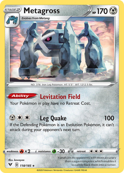 Metagross (118/185) [Sword &amp; Shield: Vivid Voltage] 