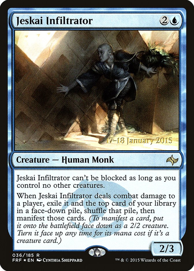 Jeskai Infiltrator [Fate Reforged Prerelease Promos] 