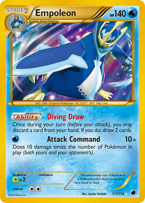 Empoleon (117/116) [Black &amp; White: Plasma Freeze] 