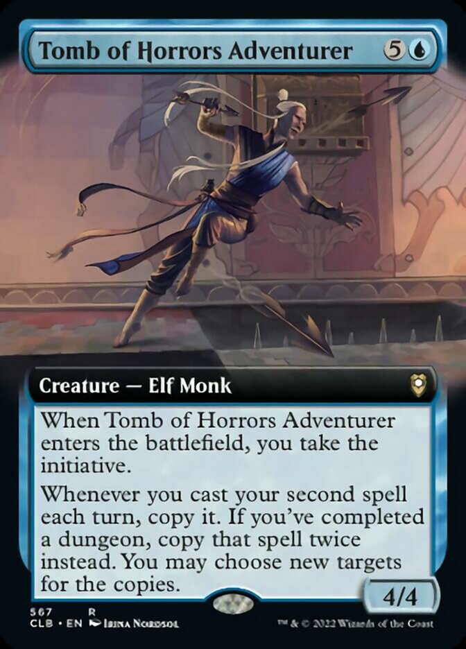 Tomb of Horrors Adventurer (Extended Art) [Commander Legends: Battle for Baldur's Gate] 