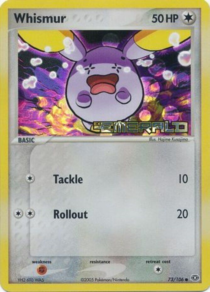 Whismur (73/106) (Stamped) [EX: Emerald] 