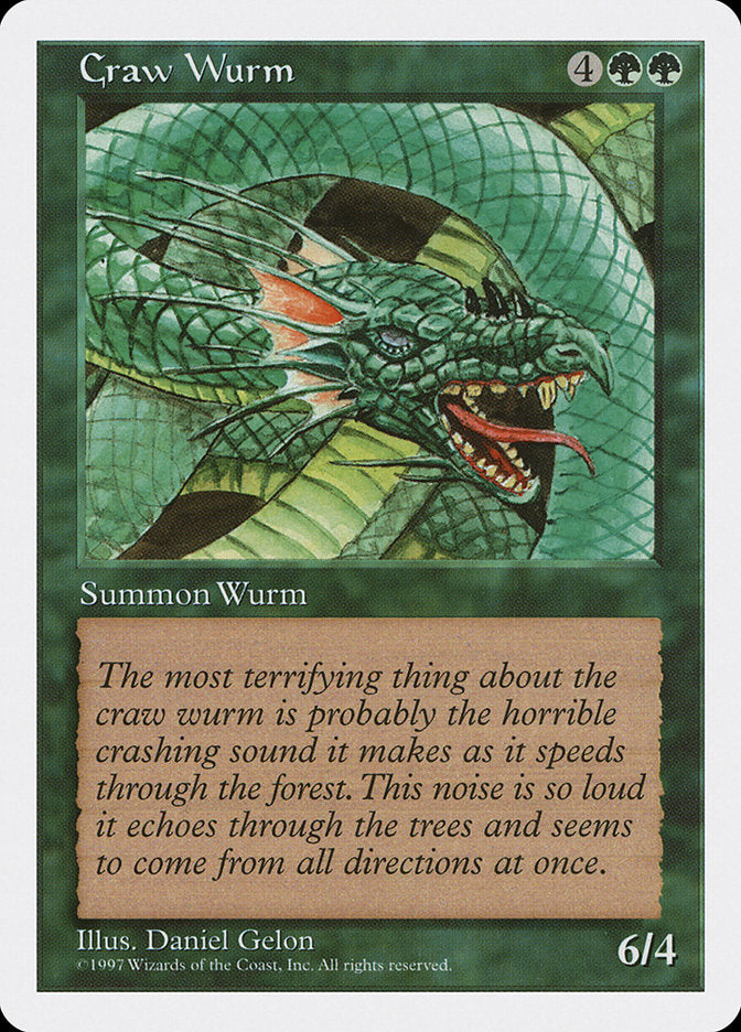 Craw Wurm [Fifth Edition] 