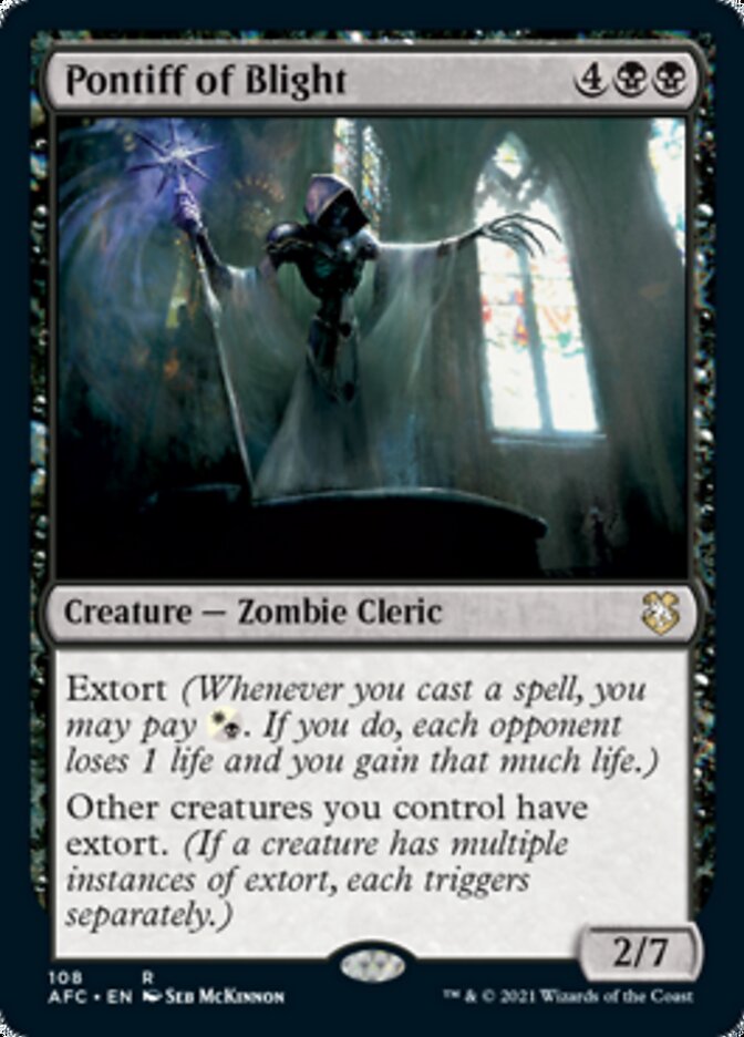 Pontiff of Blight [Dungeons &amp; Dragons: Adventures in the Forgotten Realms Commander] 