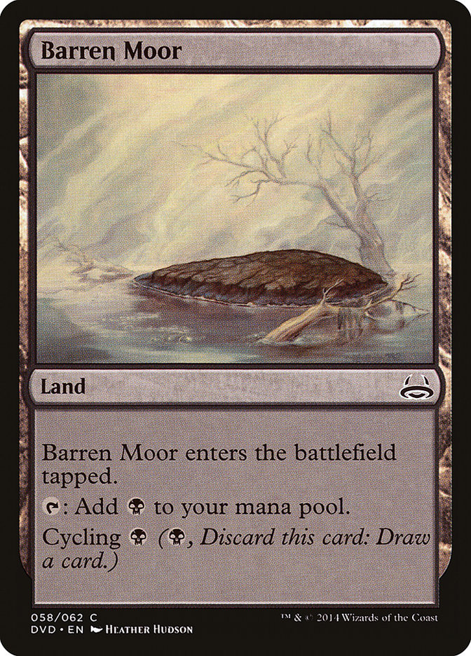 Barren Moor (Divine vs. Demonic) [Duel Decks Anthology] 